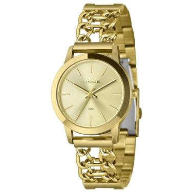Imagem de Relógio Lince Feminino Ref: Lrg4773l36 C1kx Bracelete Dourado