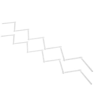 Imagem de Régua dobrável para carpinteiros Haofy de 2 m, leve e compacta (2 unid