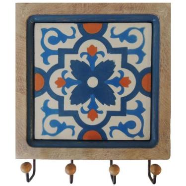 Imagem de Cabideiro Madeira Porta Chaves - Estilo Rústico, A2