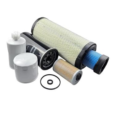 Imagem de XTSZHDSL Kit de filtro de ar e óleo e combustível adequado para Mahindra 4540 4550 006000455F1 006000456F1 001081778R93 006017310B1 000013427P04 006018618D8 1