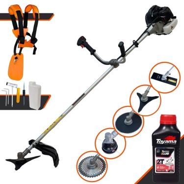 Imagem de Roçadeira Lateral Anmax Cg430-b 1,7hp 5 Em 1 + óleo Toyama