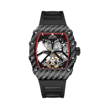 Imagem de Relógio Mecânico De Luxo Para Homens, Esqueleto, Totalmente Automático