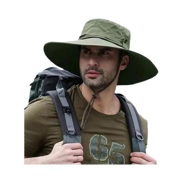 Imagem de Chapéu De Pesca Masculino Resistente a UV Para O Verão, Grande Aba, Pr