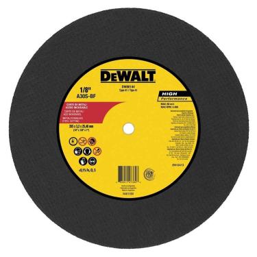 Imagem de Disco De Corte, 355 Mm X 3,2 Mm X 25,40 Mm, Para Aço E Inox, High Performance, Dw80144...