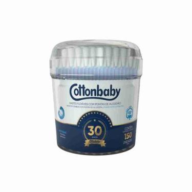 Imagem de Hastes flexiveis cottonbaby pote lv150 pg100