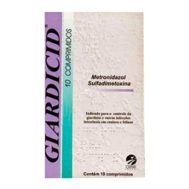 Imagem de Giardicid 500mg - caixa com 10 comprimidos - Cepav