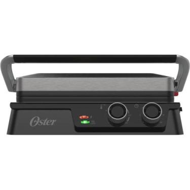 Imagem de Grill Elétrico Multiuso Oster com Chapas Antiaderentes Destacáveis OGR