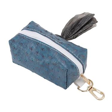 Imagem de Dispensador de saco de cocô Saco de cachorro confortável e portátil com zíper