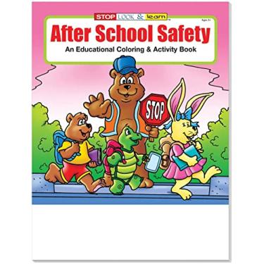 Imagem de ZOCO - Segurança após a escola - Livros educativos para colorir para crianças (pacote com 250, sem giz de cera) - Cuidado depois da escola - apostila policial - jogos, quebra-cabeças, atividades para