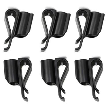 Imagem de Haidong Clipe de bolsa de golfe clipes de saco de golfe para tacos clipe de putter para bolsa de golfe preta acessórios de golfe -6 peças
