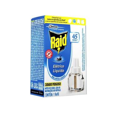 Imagem de Repelente Elétrico Líquido Raid Refil 32,9ml - 45 Noites