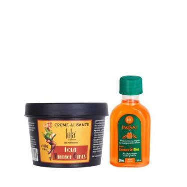 Imagem de Lola Vintage Girls Alisante 100g + Pinga! Óleo Cenoura e Oliva 50ml - 