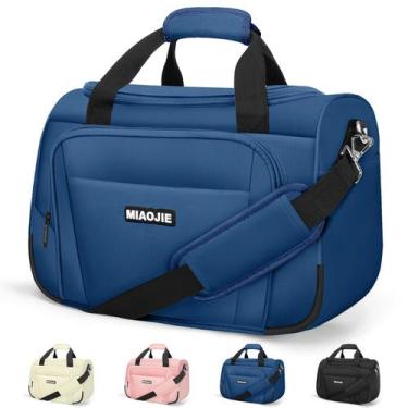 Imagem de Bagagem de mão MIAOJIE, sacola leve de viagem, azul, 40 cm