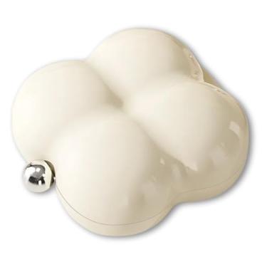 Imagem de Mini Porta Comprimidos Portátil, Design Nuvem, Caixa Organizadora Com 7 Divisórias, Estojo Discreto Para Bolsa, Ideal Para Remédios, Vitaminas e Joias