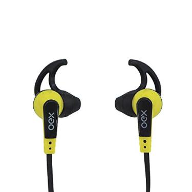 Imagem de Fone De Ouvido Intra Auricular Esportivo Com Microfone Oex Sprint Fn206 - Amarelo