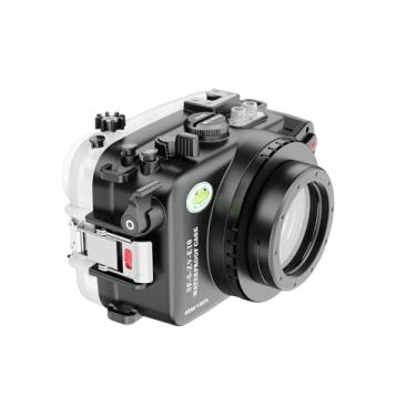 Imagem de Mcoplus Caixa subaquática para Sony ZV-E10 com lente FE E 3.5-5.6 PZ16-50 OSS, [40 m/130 pés] Capa impermeável para Sony Alpha ZV-E10, com sensor de vazamento embutido