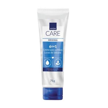 Imagem de Luvas De Silicone Creme Protetor Para Mãos Avon Care 75g