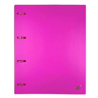 Imagem de Fichário Caderno Argolado A4 Yes Cores + Refil 96Fls, Rosa