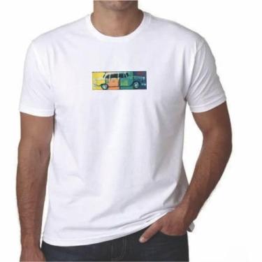 Imagem de Camiseta Masculina Casual Estampada Pintura Carro Algodão - Hifen