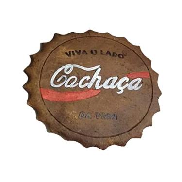 Imagem de Tampa de Barril Artesanal Média em Alto Relevo Decor - Cachaça