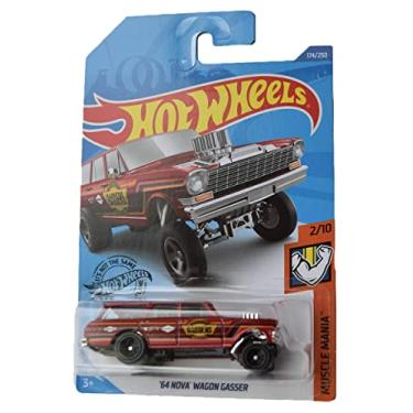 Imagem de Hot Wheels '64 Nova Wagon Gasser, [red] 174/250 Muscle Mania 2/10