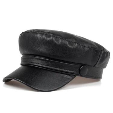 Imagem de Boina Boné Gorro Chapéu Modelo Europeu material sintético PU - Cap, Pr