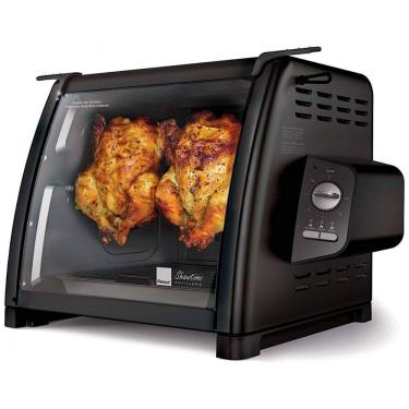 Imagem de Churrasqueira Grill Rotisserie com Temperatura Ajustável, 110V 1500W, Ronco, Preta