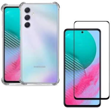 Imagem de Película Premium 9D Cerâmica Para Galaxy M54 Tela De 6,7 Polegadas - (Bluepink)