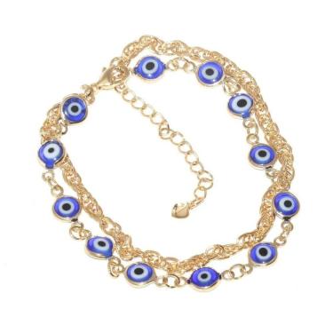 Imagem de Pulseira Armazem Rr Bijoux Correntes Olho Grego