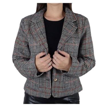 Imagem de Casaco Feminino Facinelli By Mooncity Cropped Cinza - 610270-Feminino