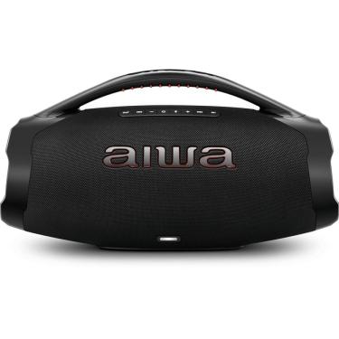 Imagem de Caixa de Som Boombox Plus AIWA BBS-01-B 200W BT 30H IP66 USB Preto Bivolt