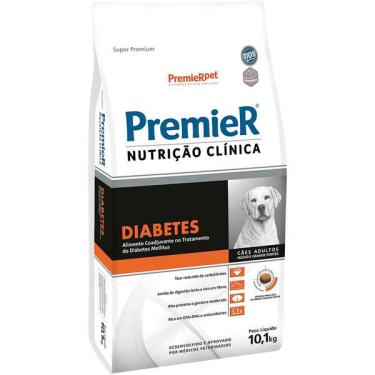 Imagem de Ração Premier Pet Nutrição Clínica Diabetes para Cães Adultos Médio e Grande Portes - 10,1 Kg