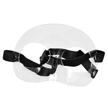 Imagem de Máscara Facial Alça Ajustável Protetor Adultos Adolescentes Meninas Protetor Facial para Nariz Quebrado Protetor Facial para Treinamento, 17,5 cm x 11,5 cm