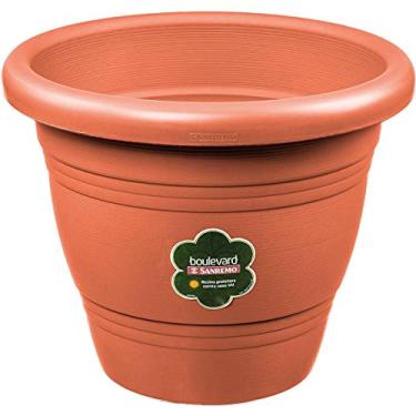 Imagem de Sanremo - Vaso Redondo Plástico para Jardinagem de 13 cm, Linha Boulevard