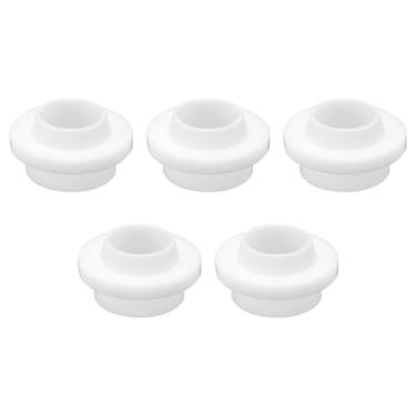 Imagem de HARFINGTON 5 peças 54N01 TIG juntas de copo isolador de lente de gás resistente a altas temperaturas PTFE TIG acessórios de soldagem vedação de isolamento para tocha de soldagem WP-17 18 26