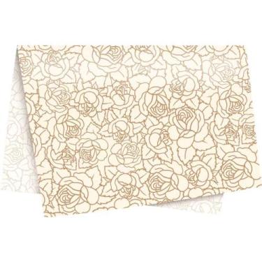 Imagem de Papel Folha de Seda Decorado Gabriella 49X69CM 20G - Pacote com 50 Uni