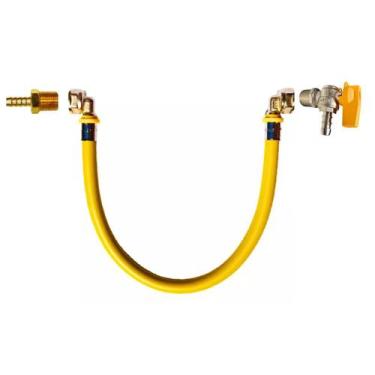 Imagem de Kit 8 Metros Tubo Pex Multicamadas 16mm P/ Gás com Conexões - maqenge