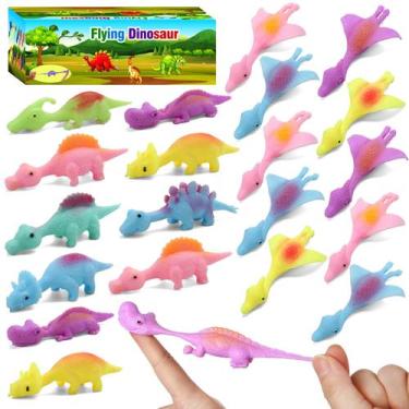 Imagem de Brinquedos de Dinossauro Mantyplay - 38 Peças com Estilingue - Lembran
