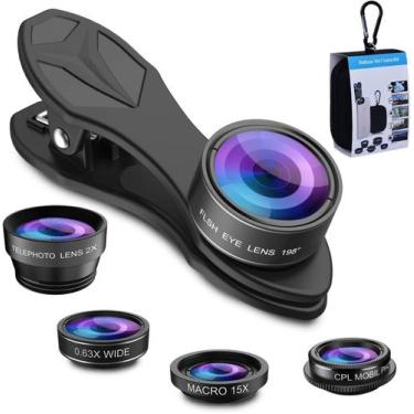 Imagem de Kit de Lentes 5 em 1 para Câmera de Celular MIAO LAB - Grande Angular 