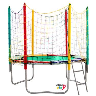 Imagem de Cama Elástica 1,83m Chicoplay Lona Verde Nacional