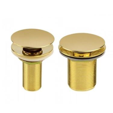 Imagem de Kit 01 Válvula de Escoamento 7/8e Uma Válvula de Escoamento 1.1/4 Gold