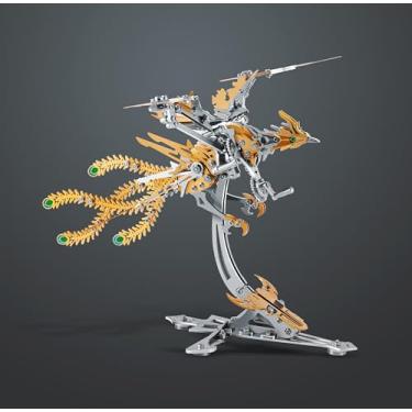 Imagem de LONGPIN Quebra-Cabeças 3D Para Adultos, Conjunto De Construção De Quebra-Cabeças De Pássaro De Metal Phoenix - Atividade De União Familiar E Artesanato De Decoração Premium Para Casa Para Aniversári