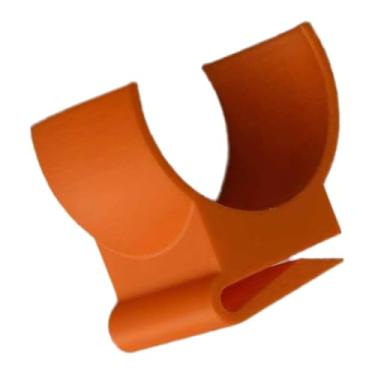 Imagem de harayaa Coletor de bolas de tênis, pode ser instalado em acessórios de raquete, pegador de bolas de golfe para tênis de padel ao ar livre, Laranja