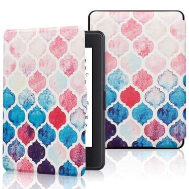 Imagem de GUKSRASO Capa para 6.8" Kindle Paperwhite 11ª Geração/Signature Edition (2021 Modelo: M2L3EK/M2L4EK), Capa Protetora Pintada com de Despertar/Repouso Automático