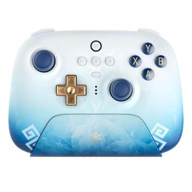 Imagem de Controle 8BitDo Ultimate Wireless Genshin Impact - 2.4GHz - Dock - PC e Android - Azul - 81HA04