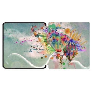 Imagem de Yzlvigrous Capa para Kindle Oasis 9/10ª Geração 2017/2019, Tampa de Casca Traseira TPU de 7 Polegadas com Recurso de Vigília do Sono Automático, Modelo: CW24WI/S8IN4O