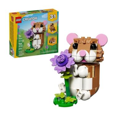 Imagem de Lego Creator 3 em 1 Hamster Fofo com Uma Flor - 31376
