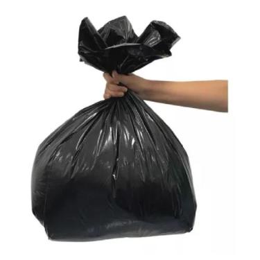 Imagem de Saco De Lixo 100l C/10 Und Preto Grosso Reforçado  - direto da fabrica