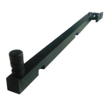 Imagem de Puxador Haste Janela Maxim Ar De Alumínio Frontal - 45cm  - KMP, PRETO