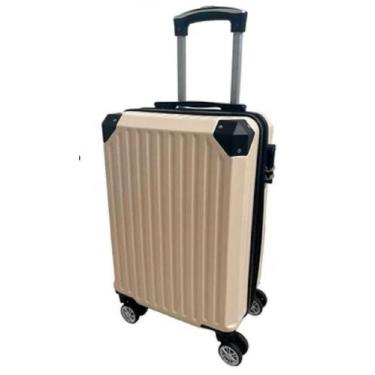 Imagem de Mala De Viagem Media 12kg Roda Dupla Ziper Expansor E Senha Cor:Cinza 